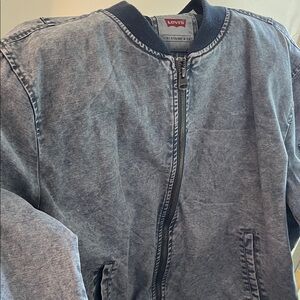 Levi's Men's Washed blue Bomber Jacket